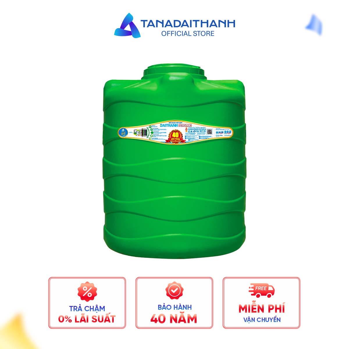 Bồn nước nhựa HDPE Plasman đứng