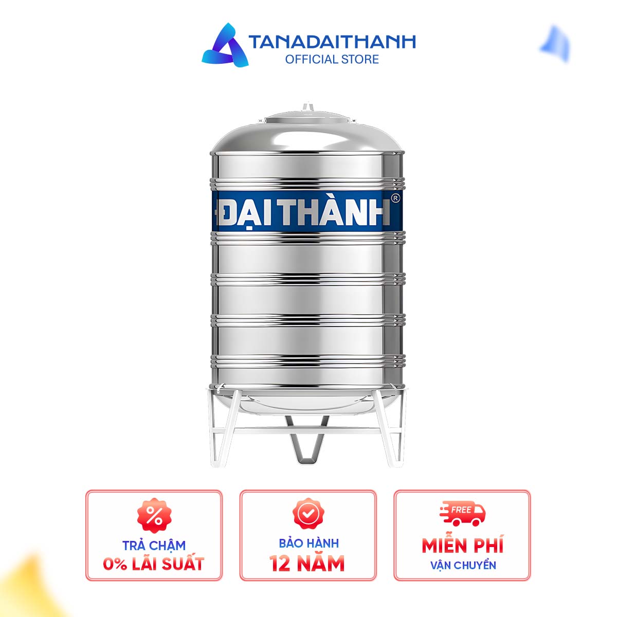 Bồn nước inox đứng SUS 304