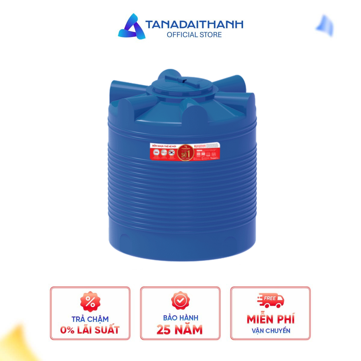 Bồn nước nhựa Thế Hệ Mới đứng