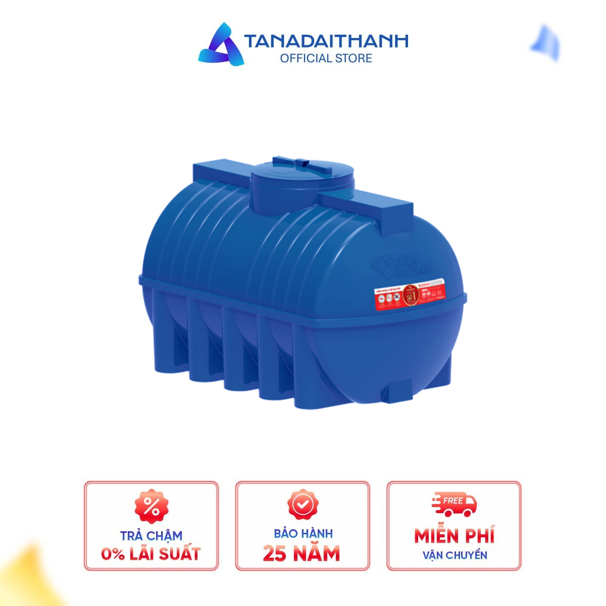 Bồn nước nhựa Thế Hệ Mới ngang