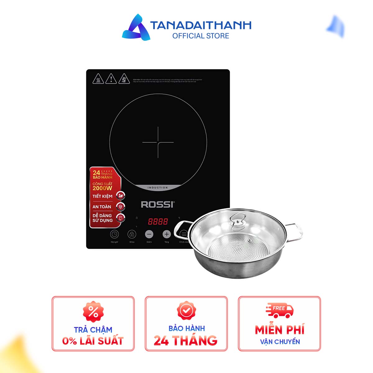 Bếp từ đơn Rossi RS-1020CC01