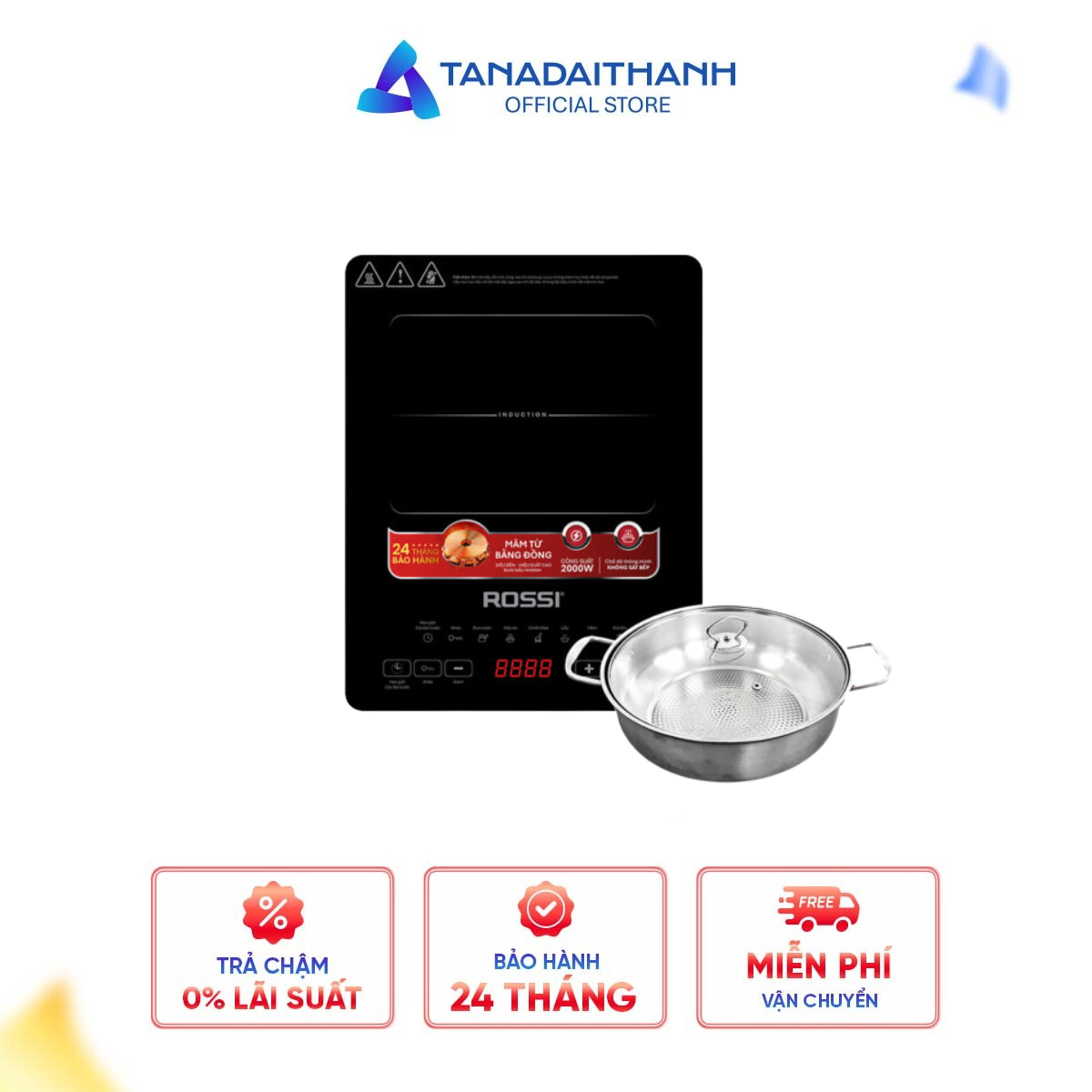 Bếp từ đơn Rossi RS-1020CE01