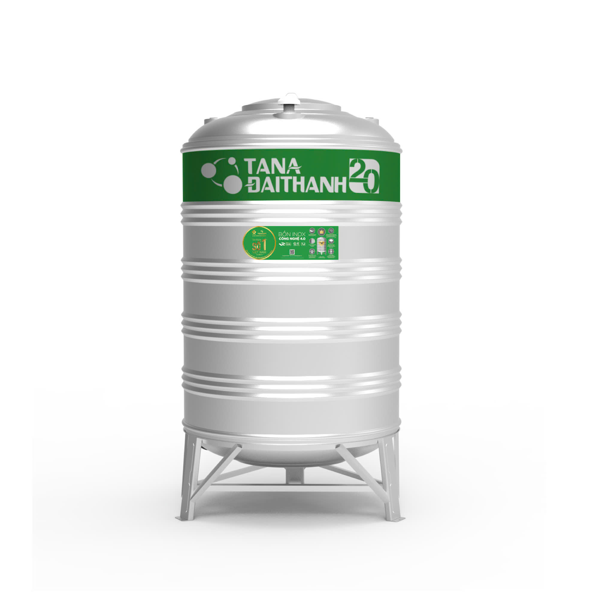 Bồn Inox SUS 304 TADT20 – 1000L Đứng